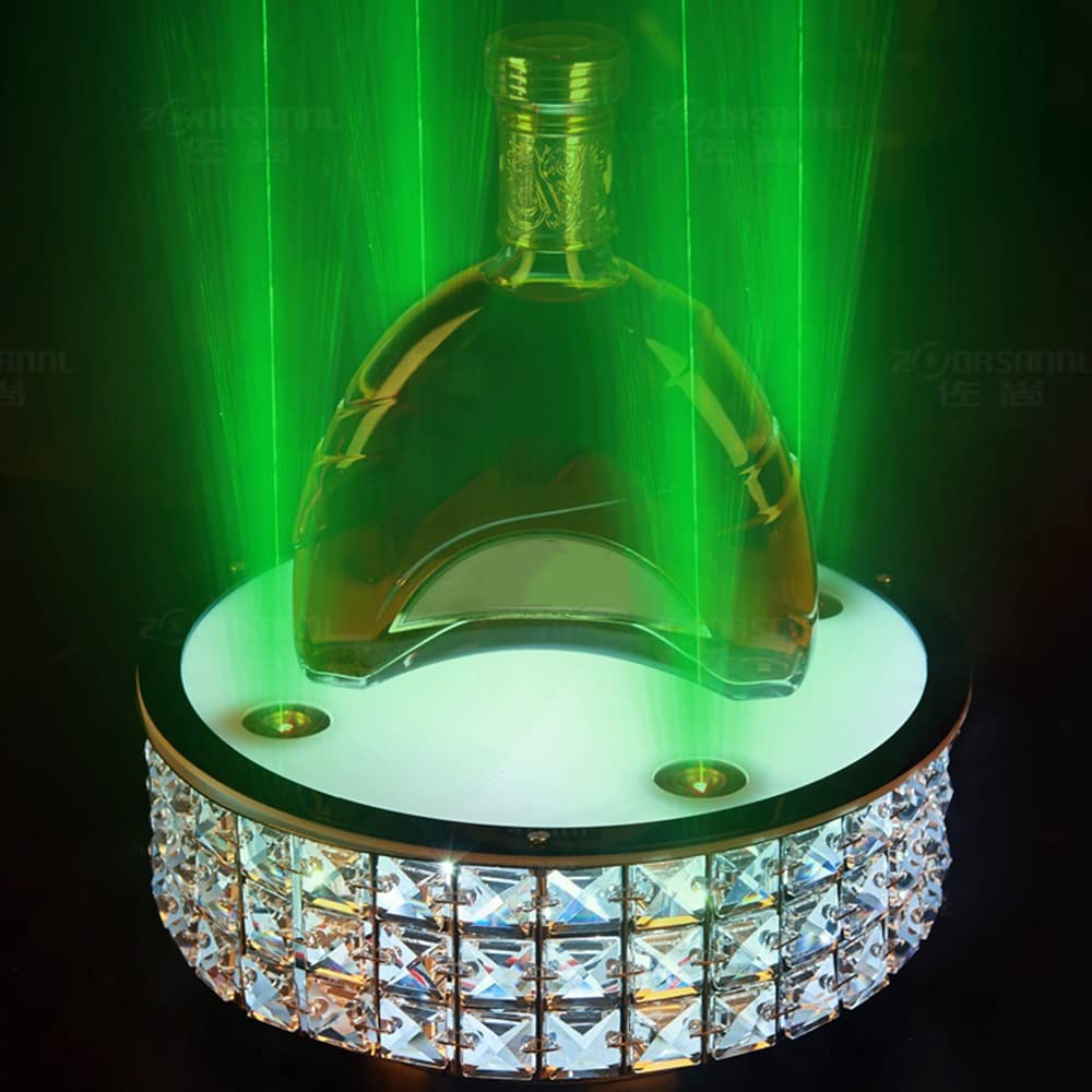 Amazon｜ワインラック LED ボトル ディスプレイ スタンド レーザー